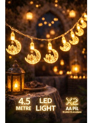 Pairla Ramazan Süsleri, Ramazan Süsü, Ramazan Süsleri Ay Şekilli Camili Folyo Balon