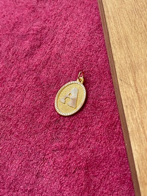 Rupen Kraft 14 Ayar Altın Oval Harf A Kolye Ucu Altın Oval A Harfi Kolye Ucu Altın Harf Altın Uç