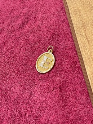 Rupen Kraft 14 Ayar Altın Oval Harf E Kolye Ucu Altın Oval E Harfi Kolye Ucu Altın Harf Altın Uç