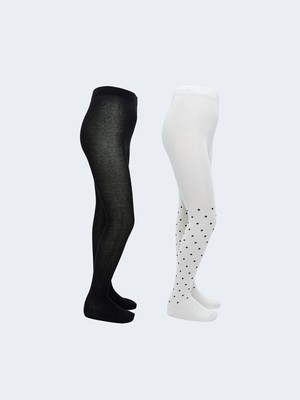 Lc Waikiki Yeni Sezon Kız Çocuk Külotlu Çorap 2'li