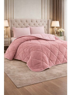 "yastık Kılıfı Hediyeli" Çift Kişilik Çift Taraflı 195X215 Lüx Welsoft Yorgan