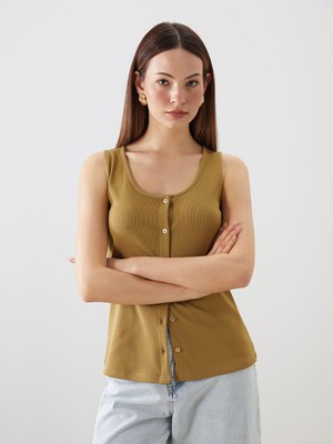 Lc Waikiki Yeni Sezon U Yaka Dokulu Bluz