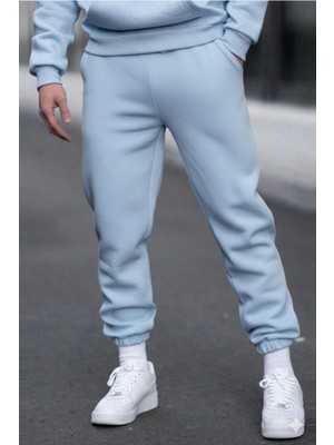 Tarz Cool Unısex Regular/normal Kesim Paçası Lastikli Içi Polar/sıcak Tutan Eşofman Altı