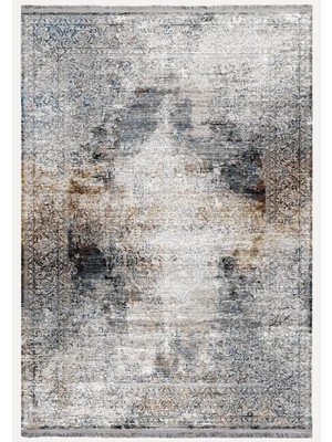 Kilim Home Mars 2163 Eskitme Desenli Yıkanabilir Kaymaz Tabanlı Salon Halısı, Koridor ve Mutfak Halısı