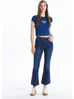 Lc Waikiki Yeni Sezon Mars Flare Kadın Jean Pantolon