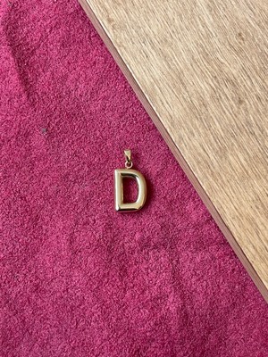 Rupen Kraft 14 Ayar Altın Balon Harf D Kolye Ucu Altın Balon D Harfi Altın Kolye Ucu Altın Harf