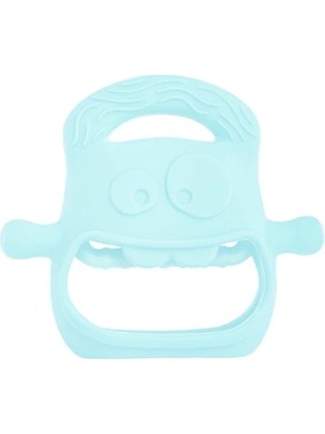 Flamex Mavi Bebek Silikon Diş Kaşıyıcı