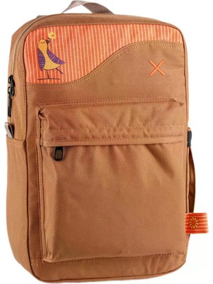 Pisikopat Kuş Figürlü Sanatsal Kanvas Unisex Sırt Çantası