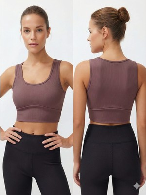 Ftilli Spor Crop Büstiyer