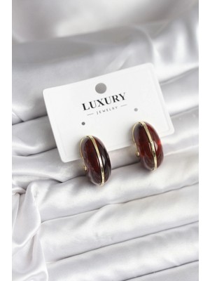 Flamex Pirinç Vintage Kadın Küpe