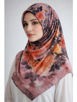 Miray Nevada Büyük Boy Organik Pamuk Eşarp - 120 x 120 - 06253 03