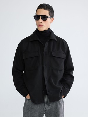 Lc Waikiki Yeni Sezon Regular Fit Uzun Kollu Kaşe Erkek Gömlek Ceket