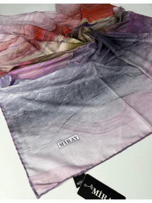 Miray Nevada Büyük Boy Organik Pamuk Eşarp - 120 x 120 - 06252 01