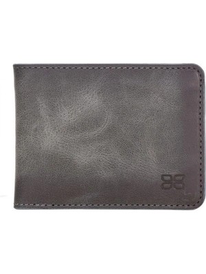 Flamex Pier Deri Erkek Cüzdan TN18EF Gri