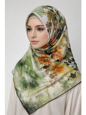 Miray Nevada Büyük Boy Organik Pamuk Eşarp - 120 x 120 - 06253 05