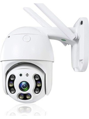 Tkçyt 20 Mp Hd Lens Iç Dış Mekan Suya Danıklı Ip Wifi Network Güvenlik Kamerası Wifi Kamera