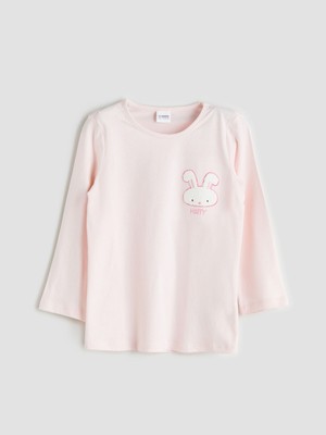 Lc Waikiki Yeni Sezon Bisiklet Yaka Kız Çocuk Pijama Üst