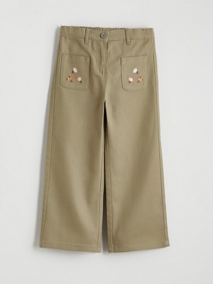 Lc Waikiki Yeni Sezon Beli Lastikli Çiçekli Kız Çocuk Pantolon