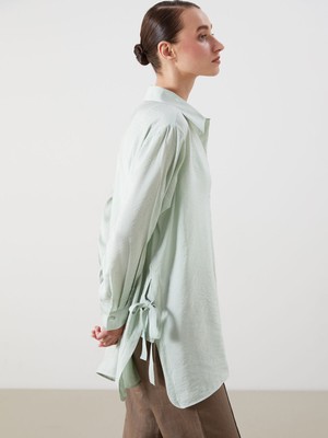 Lc Waikiki Yeni Sezon Oversize Modal Karışımlı Kadın Gömlek Tunik