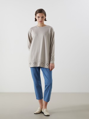 Lc Waikiki Yeni Sezon Beli Lastikli Straight Fit Kadın Jean Pantolon