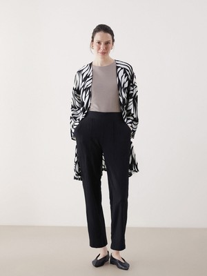 Lc Waikiki Yeni Sezon Beli Lastikli Dokulu Kadın Pantolon