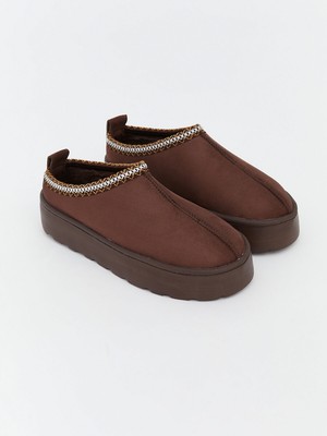 Lc Waikiki Yeni Sezon Süet Görünümlü Kadın Ev Ayakkabısı