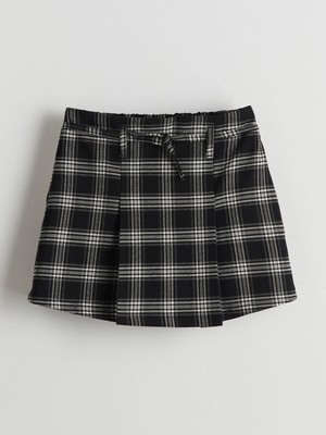 Lc Waikiki Yeni Sezon Beli Lastikli Ekose Kız Çocuk Şort Etek