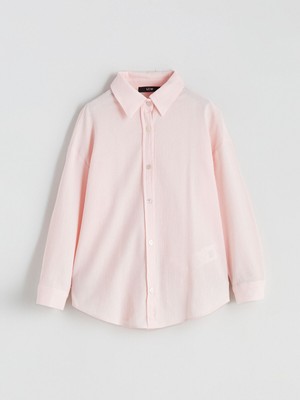 Lc Waikiki Yeni Sezon Uzun Kollu Kız Çocuk Dokulu Gömlek