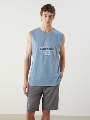 Lc Waikiki Yeni Sezon Standart Kalıp Erkek Şortlu Pijama Takımı