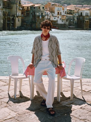 Lc Waikiki Yeni Sezon Regular Fit Kısa Kollu Desenli Erkek Gömlek