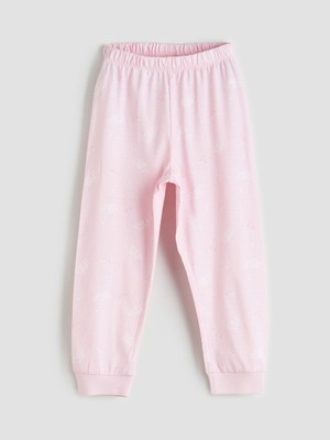 Lc Waikiki Yeni Sezon Beli Lastikli Baskılı Kız Çocuk Pijama Alt