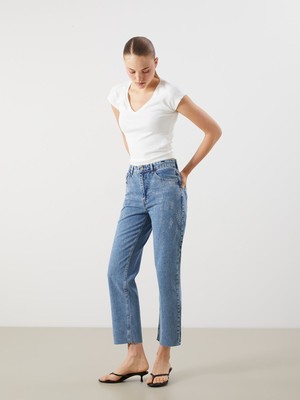 Lc Waikiki Yeni Sezon Straight Fit Kadın Jean Pantolon