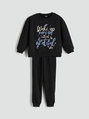 Lc Waikiki Yeni Sezon Bisiklet Yaka Kız Çocuk Pijama Takım