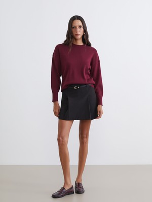 Lc Waikiki Yeni Sezon Beli Kemerli Ekose Mini Şortlu Etek