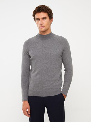 Lc Waikiki Yeni Sezon Yarım Balıkçı Yaka Uzun Kollu Erkek Triko Kazak