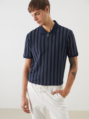 Lc Waikiki Yeni Sezon Polo Yaka Çizgili Erkek Tişört