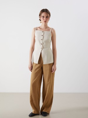 Lc Waikiki Yeni Sezon Beli Lastikli Modal Karışımlı Kadın Pantolon