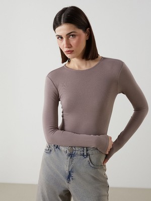 Lc Waikiki Yeni Sezon Bisiklet Yaka Kadın Bodysuit