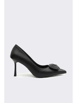 Derinet Aksesuarlı Topuklu Kadın Stiletto