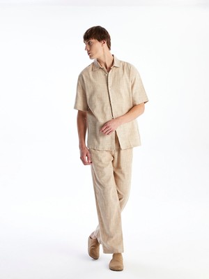 Lc Waikiki Yeni Sezon Rahat Kalıp Keten Görünümlü Erkek Pantolon