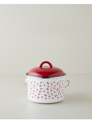 English Home Bright Parade Emaye Bakraç 16 cm Beyaz