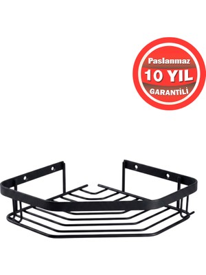 Banyom Home Clk Paslanmaz Çelik SUS304 Kalite Erpa 1'li Şampuanlık Banyo Rafı