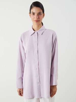 Lc Waikiki Yeni Sezon Oversize Müslin Kadın Gömlek Tunik