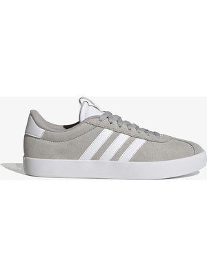 adidas VL Court 3.0 Kadın Gri Spor Ayakkabı.-
