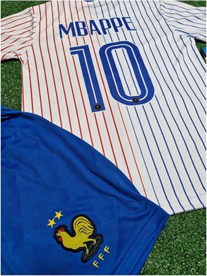 Fransa 2024/25 Yeni Sezon Kylian Mbappe Çocuk Forması 4'lü Set