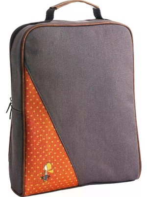 Pisikopat Modern Minimal Tasarımlı Küçük Prens Desenli Sanatsal Panelli Canvas Laptop & Sırt Çantası