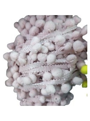 Ankaverse Sıralı Ponpon 1 Metre Pudra