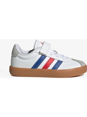 adidas VL Court 3.0 Skateboarding Çocuk Beyaz Spor Ayakkabı.-