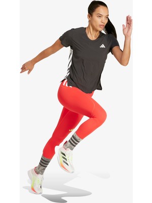 adidas Adizero Running Kadın Siyah Koşu T-Shirt.-