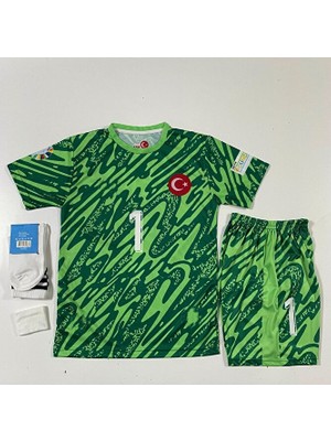 Türkiye Euro 2024 Mert Günok Çocuk Kaleci Forması 4'lü Set